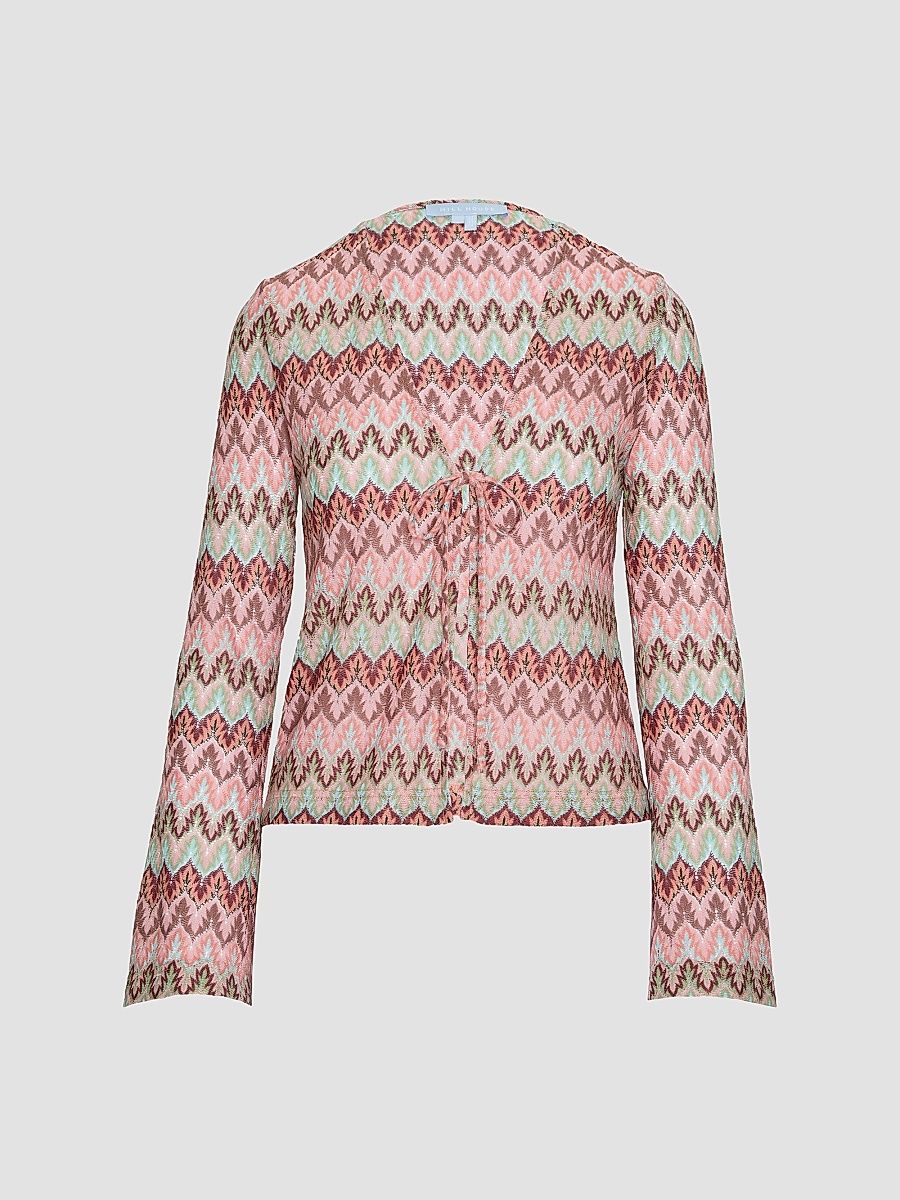 Women's The Delia Top - Pink Multi - Size XXL