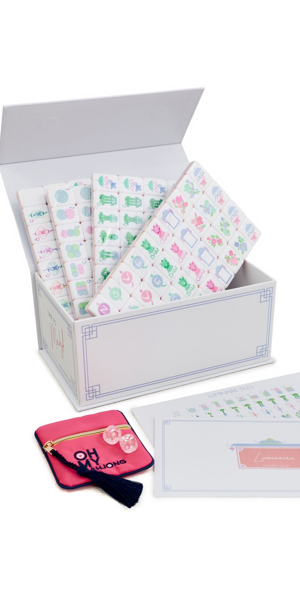 Oh My Mahjong Luminaire Tiles Luminaire Periwinkle One Size