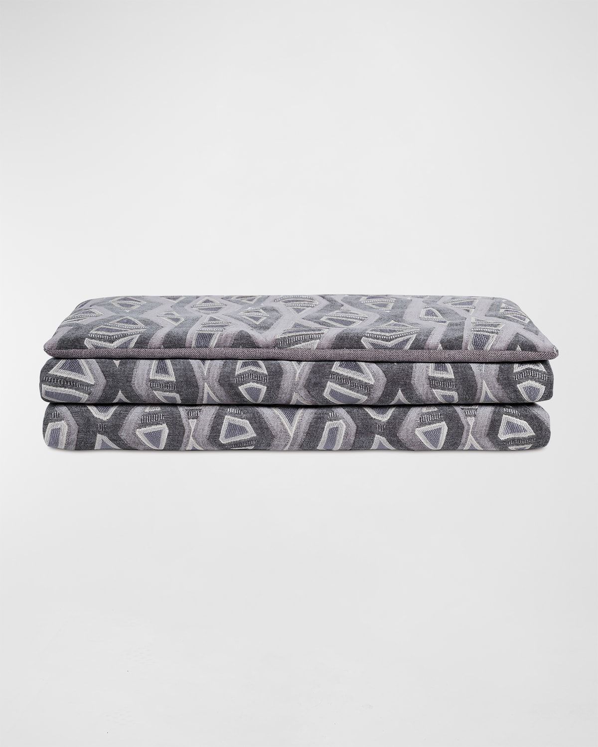 Noah Geometric Bed Scarf, 25" x 105"