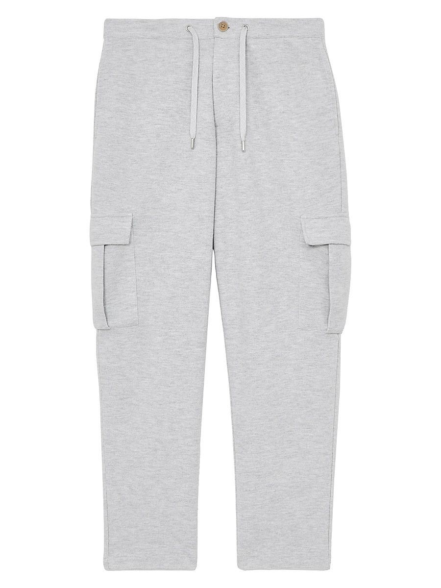 Men's Willan Cargo Sweatpants - Grey Marl - Size Medium