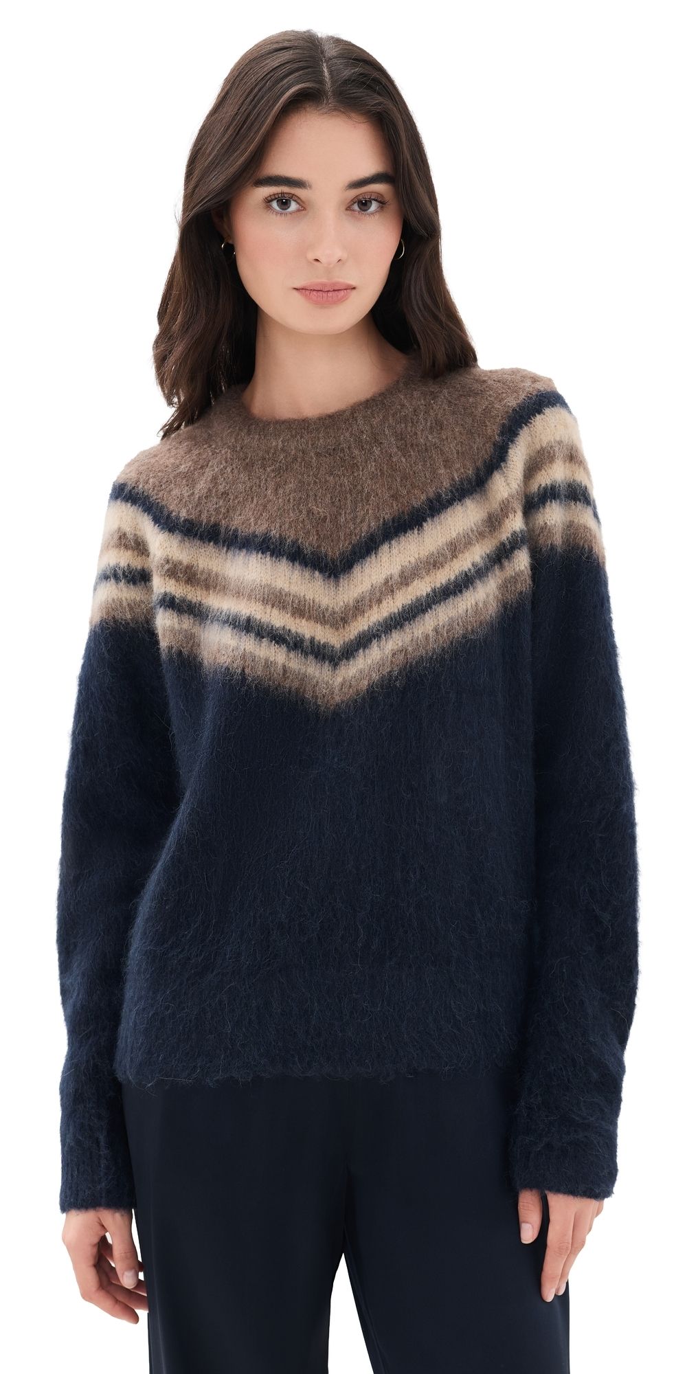 A. L.C. Sarah Sweater Dark Taupe Combo XS