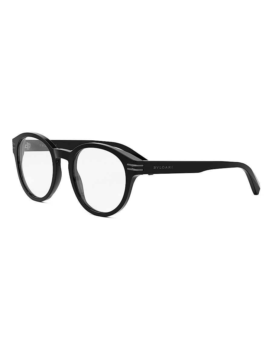 Men's B. Zero1 51MM Pantos Eyeglasses - Shiny Black
