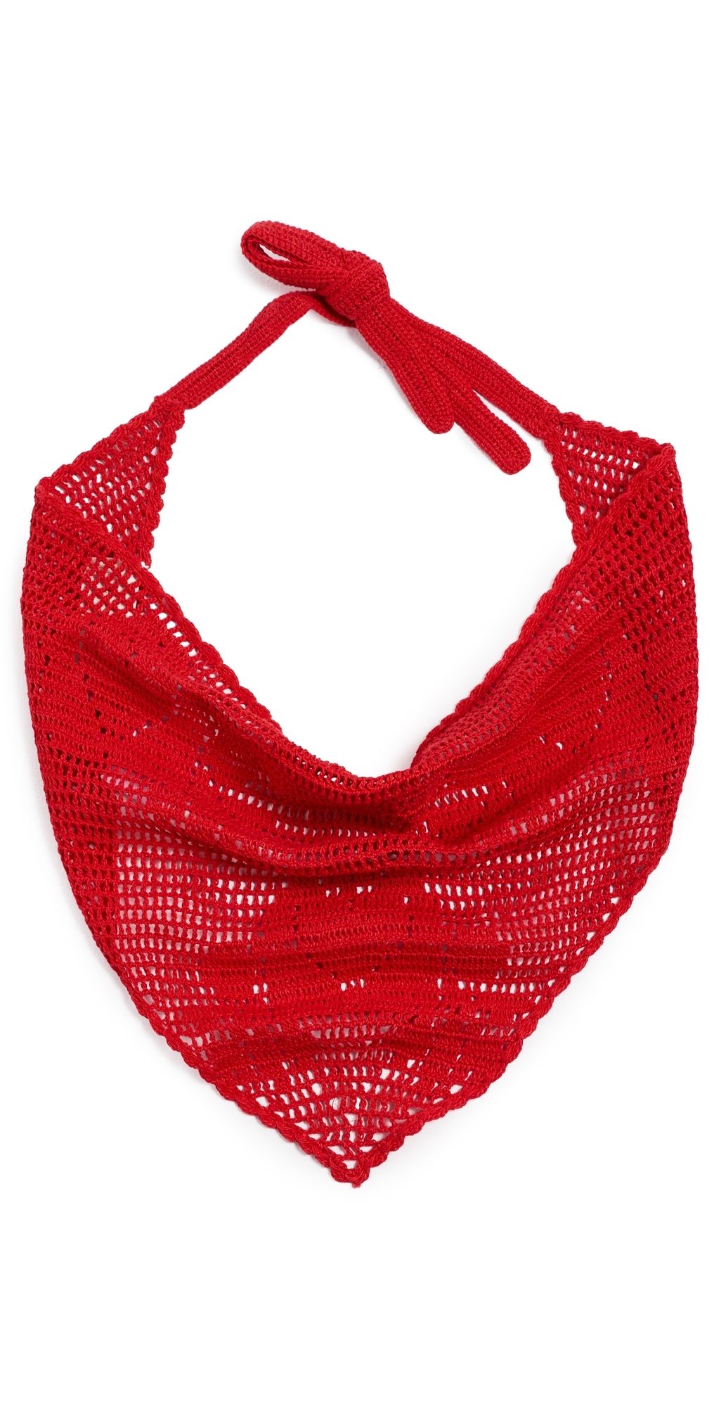 Loeffler Randall Viv Bandana Red One Size