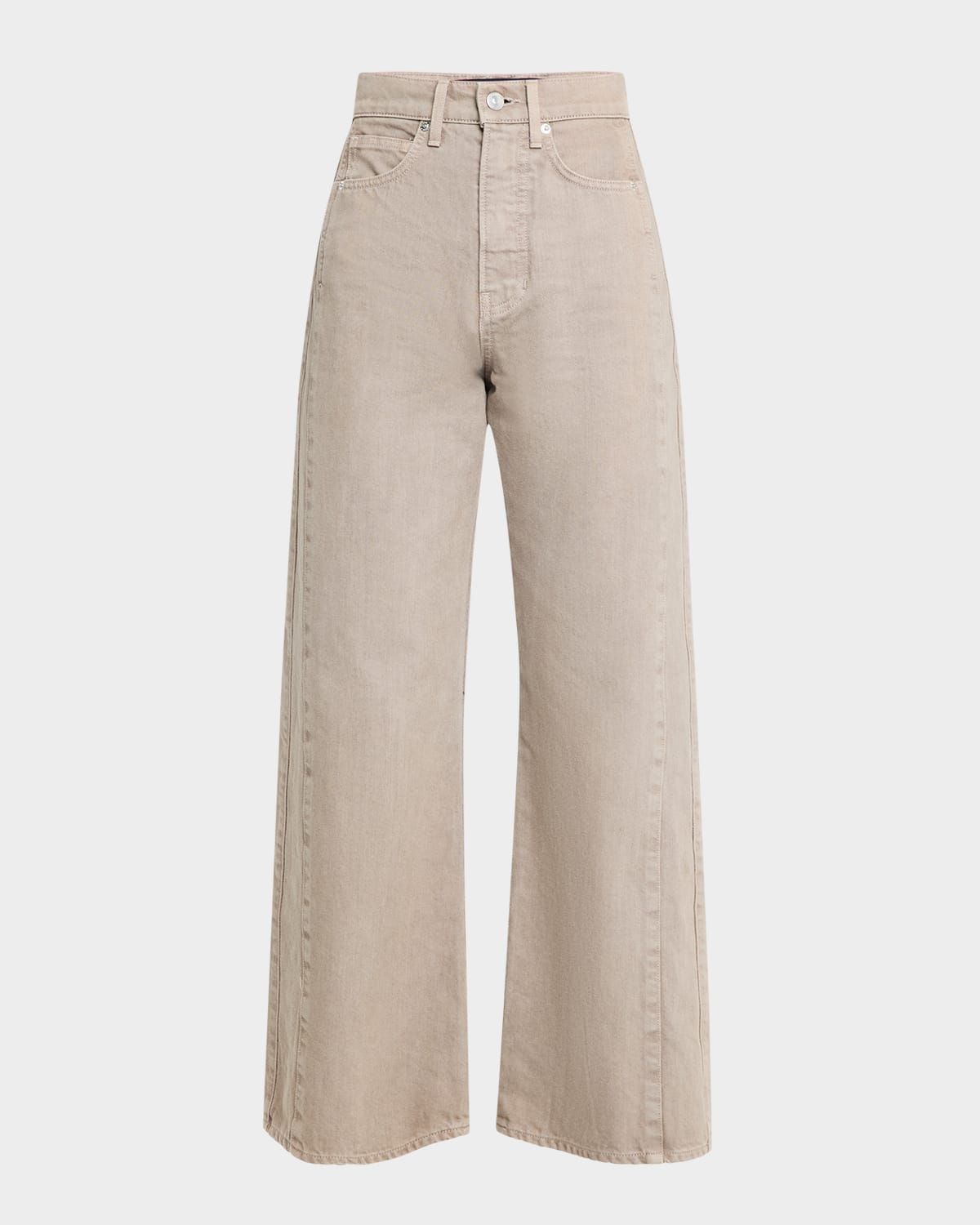 Taylor Crop High-Rise Wide Jeans