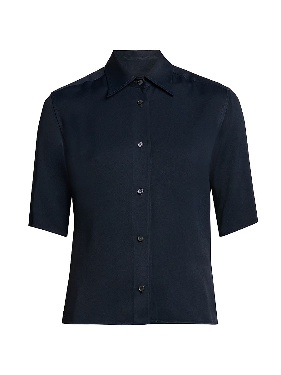 Women's Sable Short-Sleeve Shirt - Midnight - Size 16