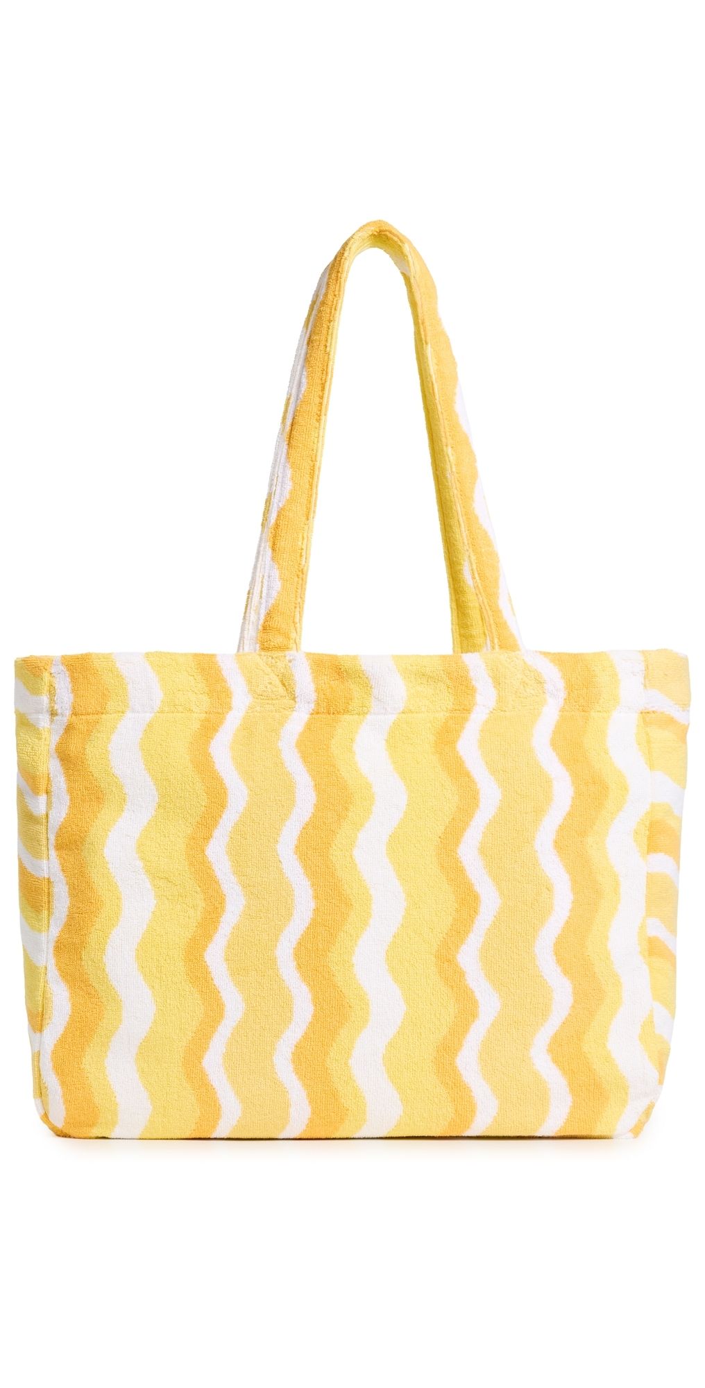 Weezie Looped Terry Beach Tote Spritz Squiggle One Size