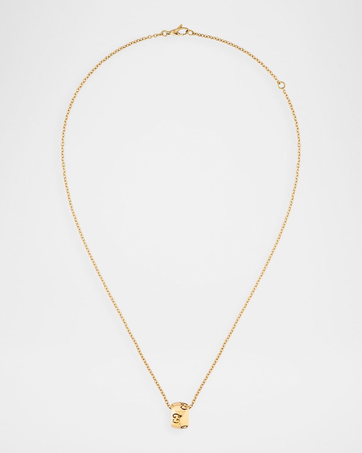 Icon 18K Yellow Gold GG Necklace