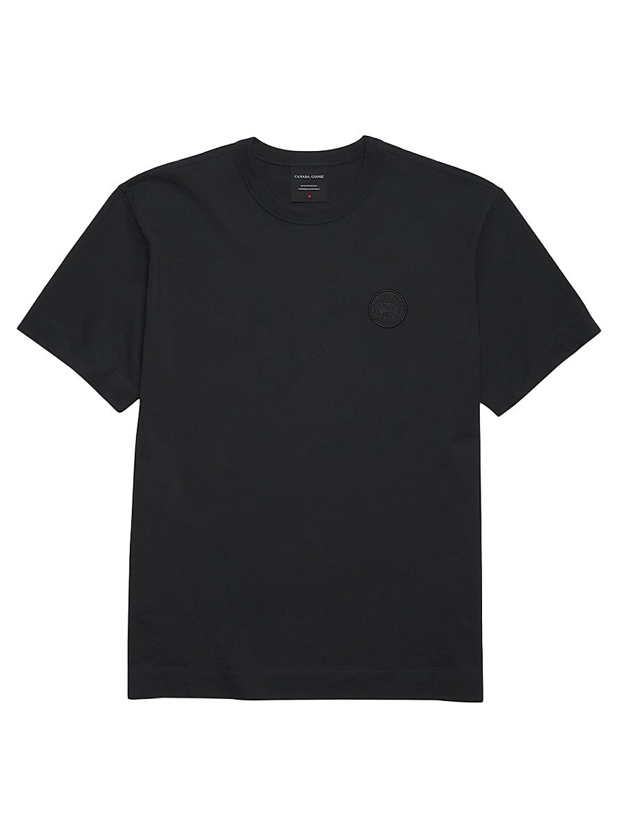 Men's Gladstone Cotton Jersey T-Shirt - Black - Size Large