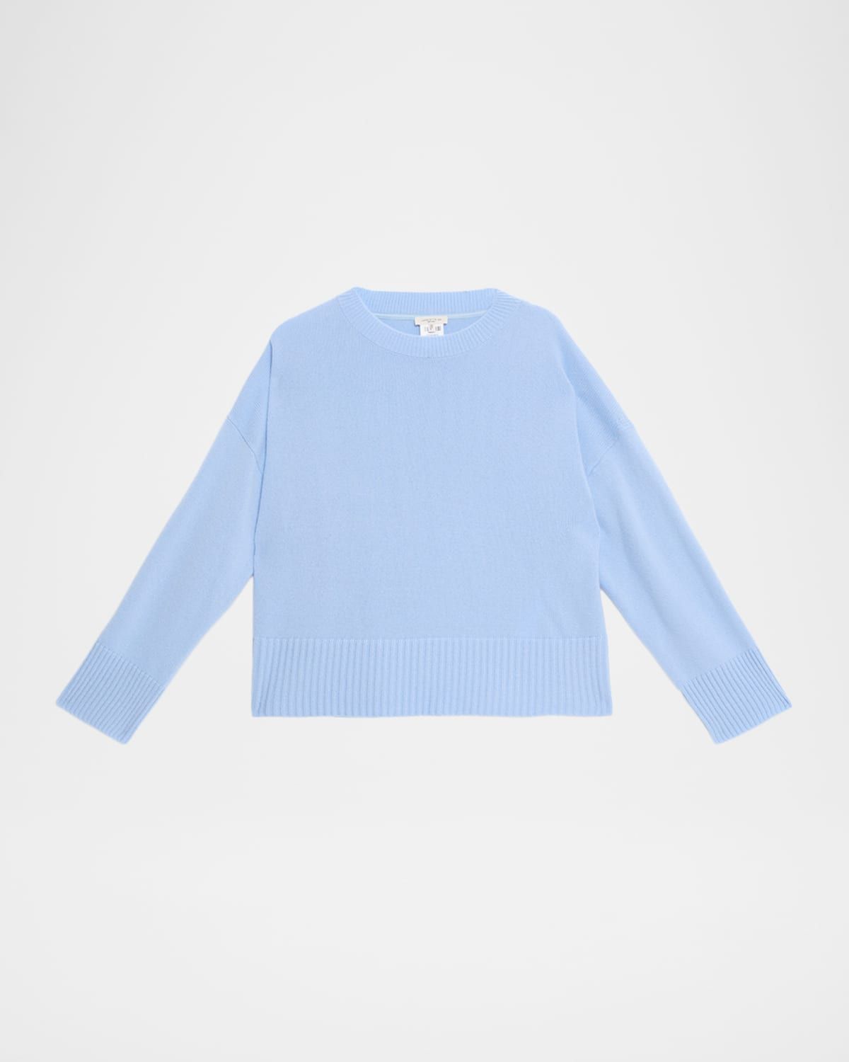Boxy Crewneck Cashmere Sweater