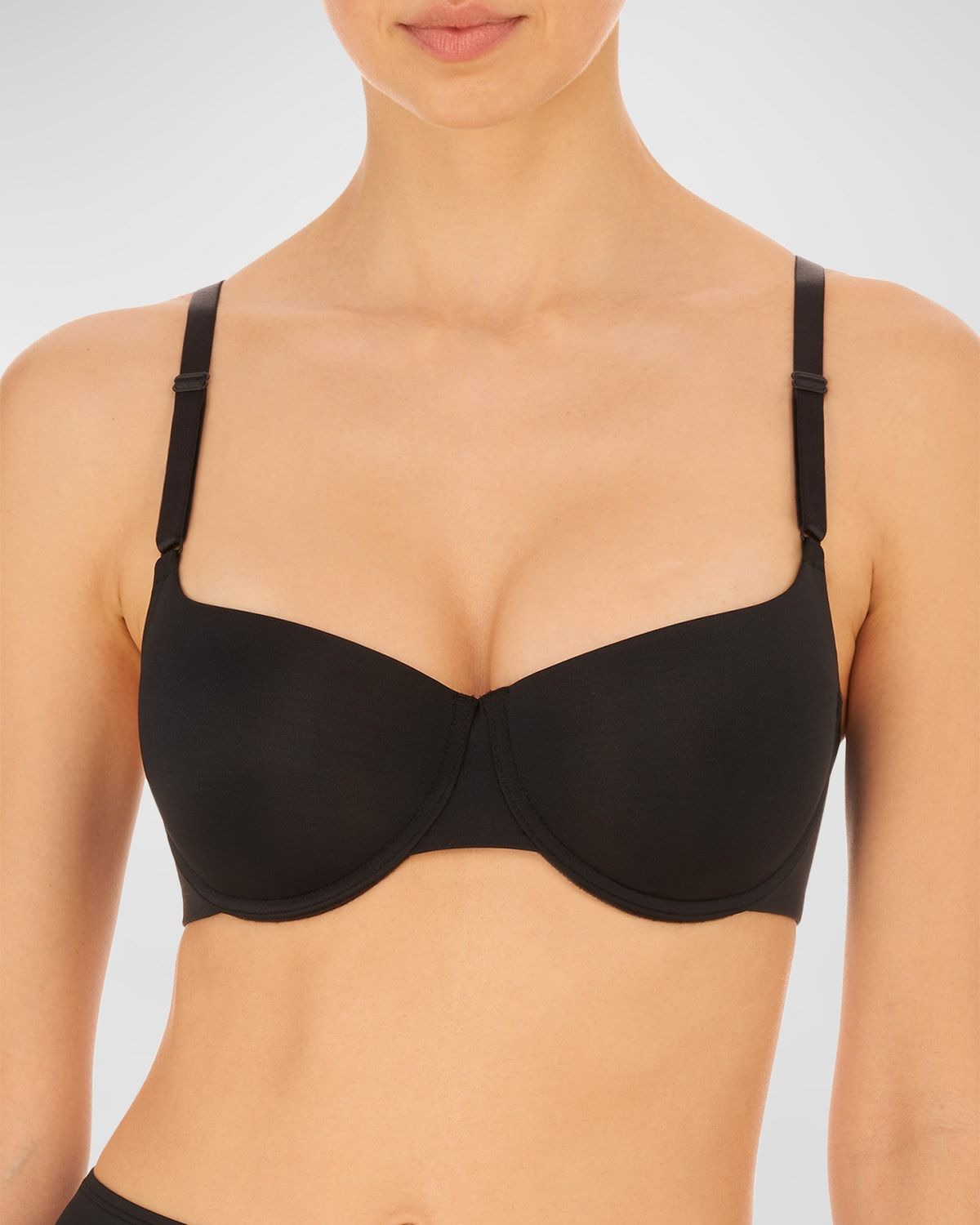 Liquid Convertible Push-Up Balconette Bra