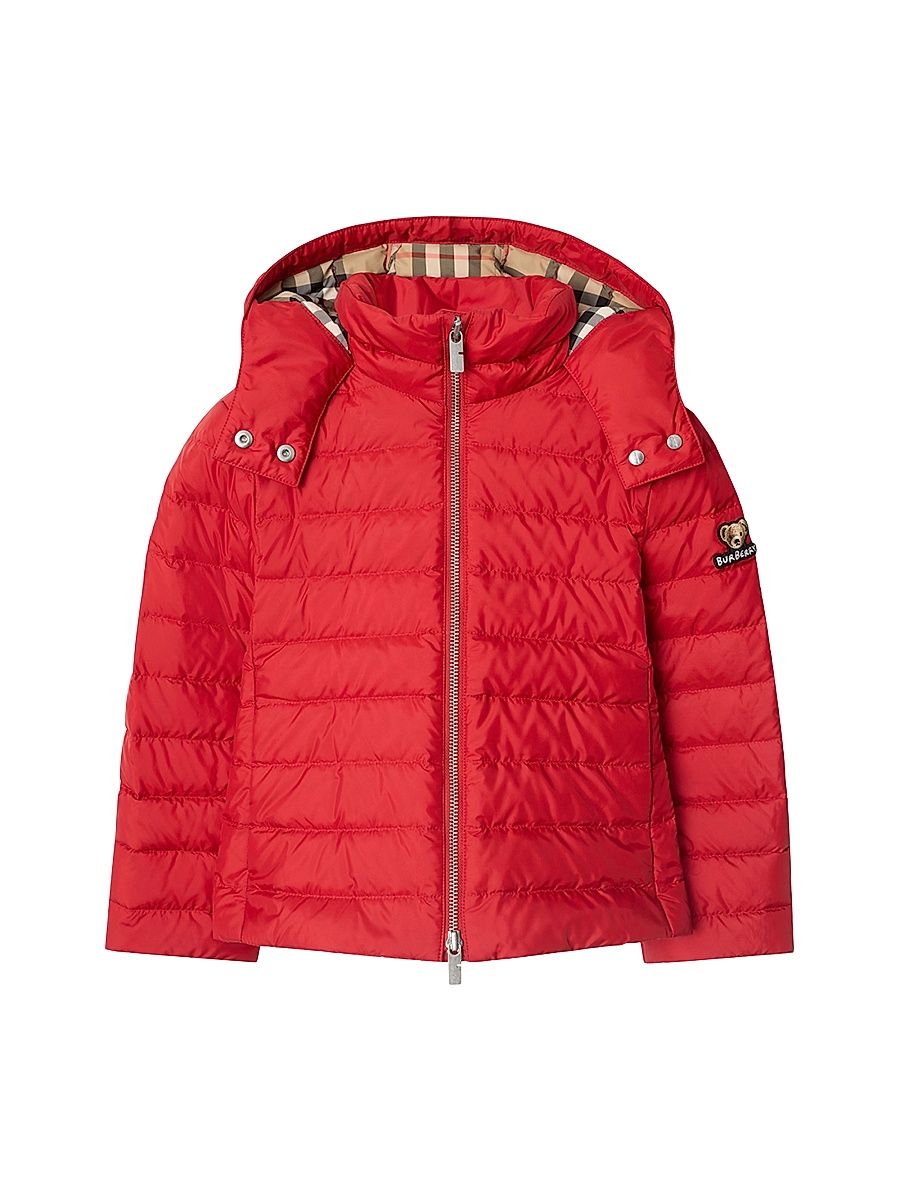 Little Girl's & Girl's Cecilia Short Down Parka - Red - Size 8