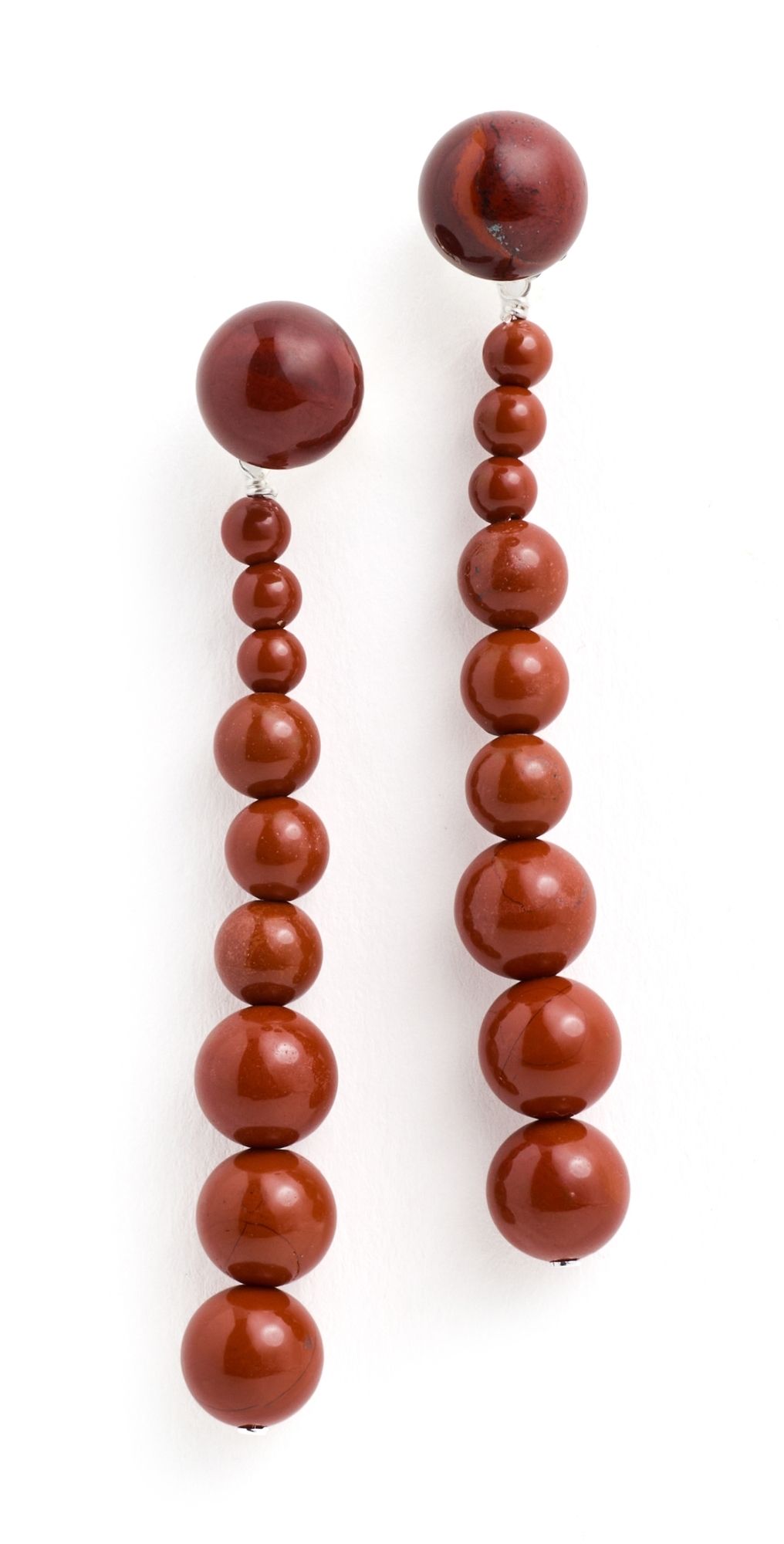 Dévé Mini Calanques Earrings Red Jasper One Size