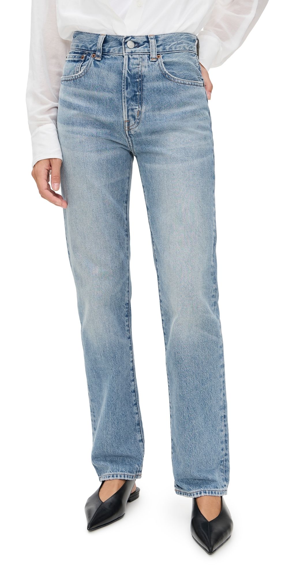 Madewell Longline Straight Jeans Atlin Wash 31