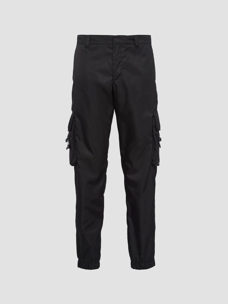 Prada Men's Re-Nylon Pants - Black - Size 42