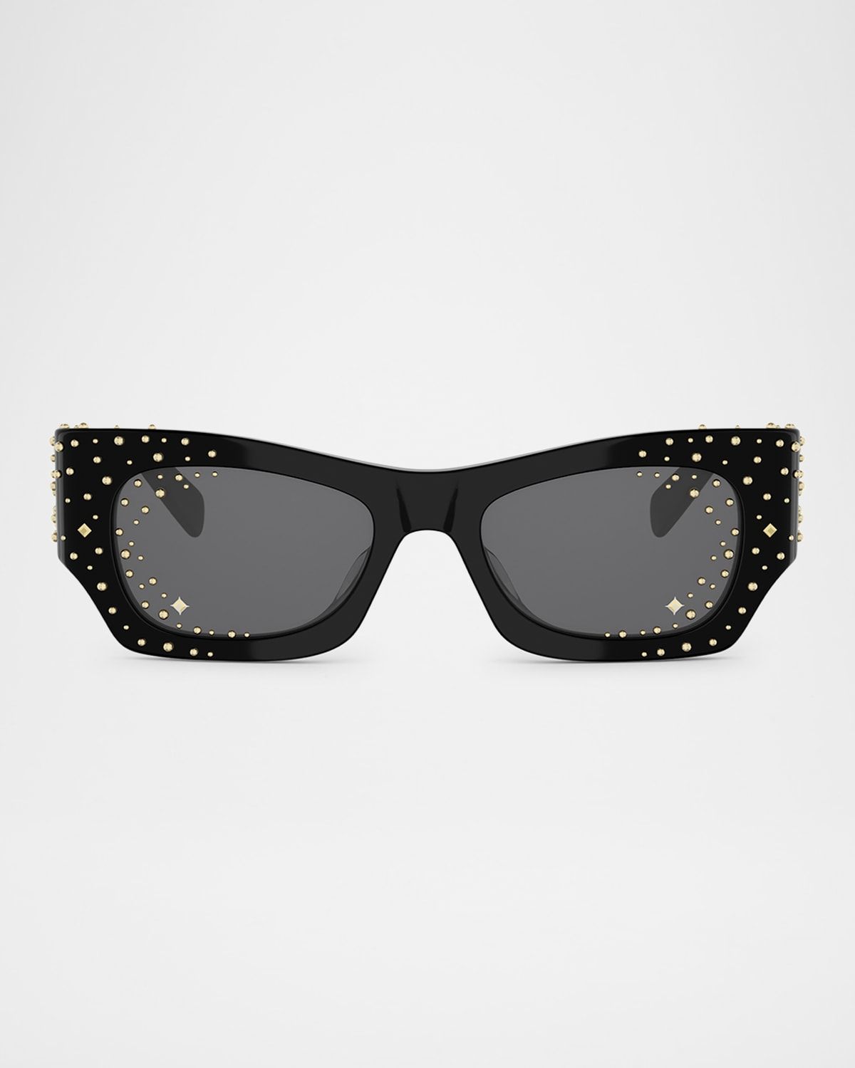 Embellished Acetate Cat-Eye Sunglasses