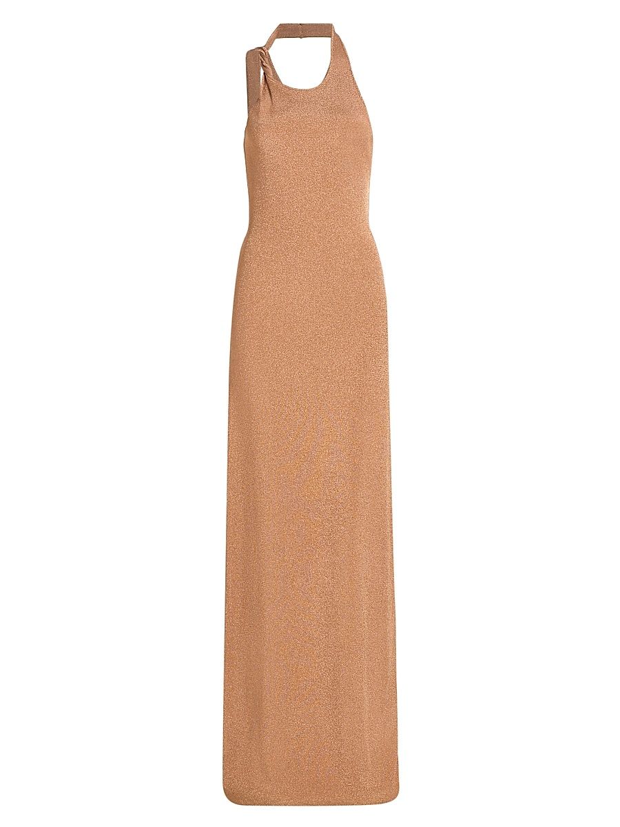 Women's Willow Knit Maxi Dress - Metallic Rose - Size XL