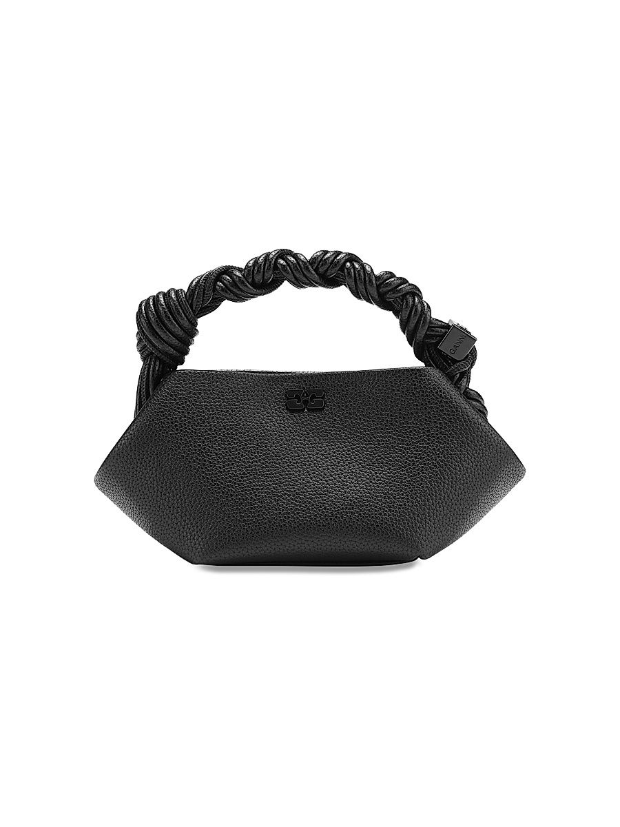 Women's Bou Mini Leather Top Handle Bag - Black