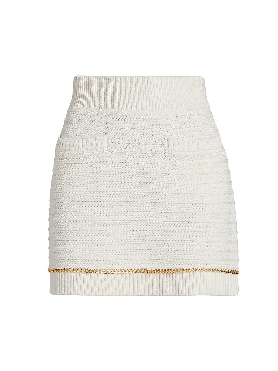 Women's Benson Cotton Knit Miniskirt - Optic - Size XL