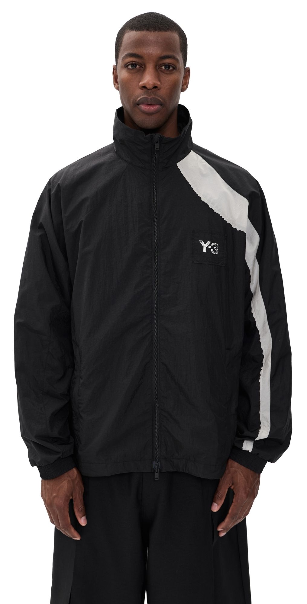 Y-3 3 Stripe Nylon Jacket Black XL
