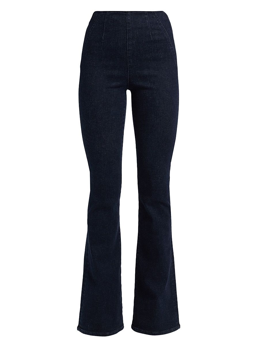 Women's Beverly Off-Duty High-Rise Skinny Boot-Cut Jeans - Oxford - Size XL