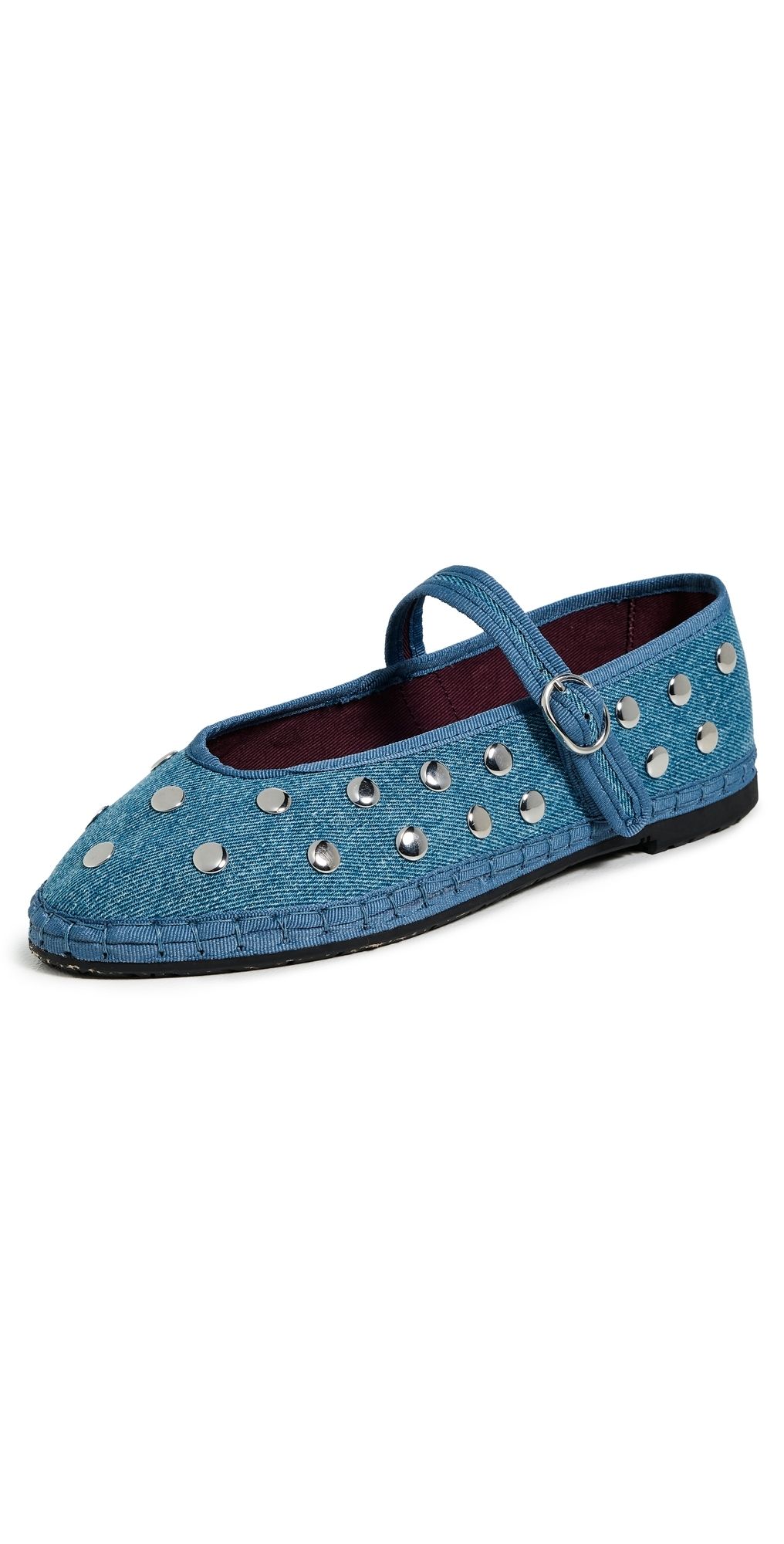 Flabelus Mae Embellished Flats Denim 36