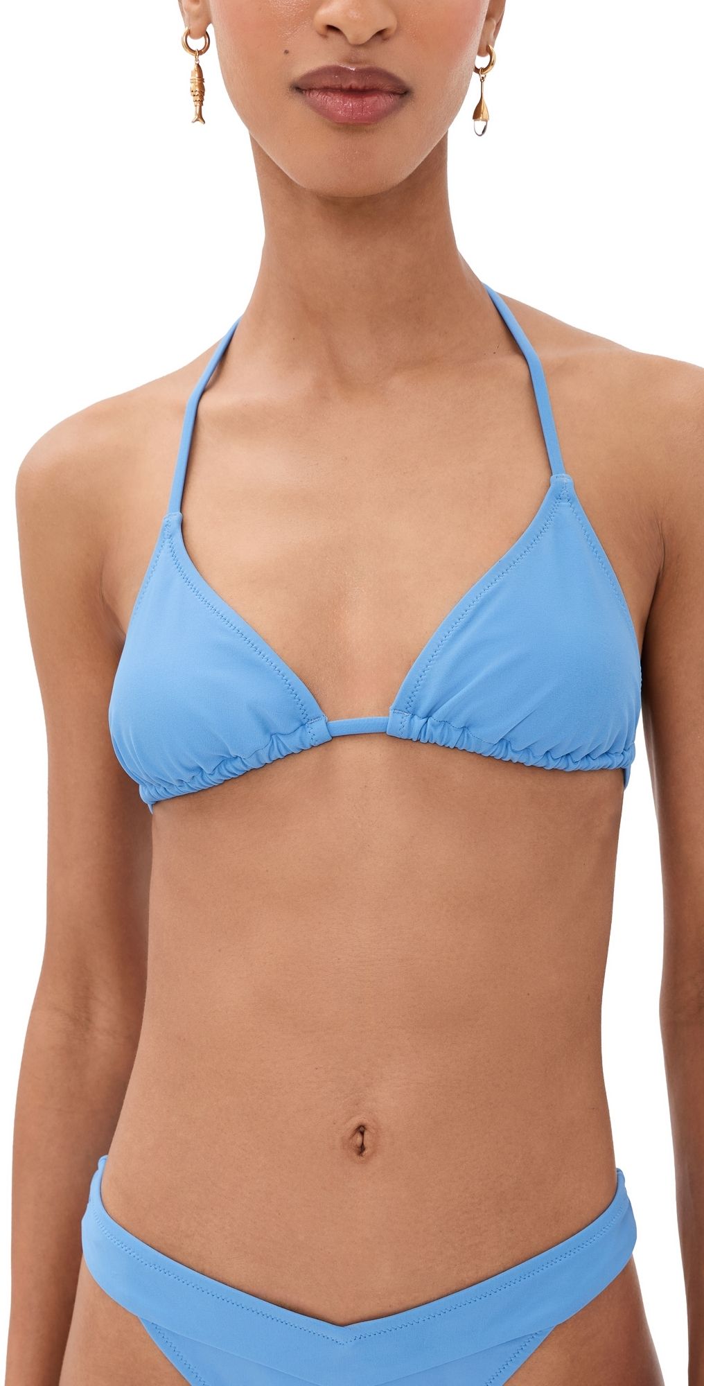 LE BOP Triangle Bikini Top Marina XS