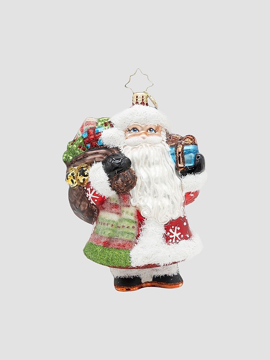 The Jolliest Fellow Glass Ornament
