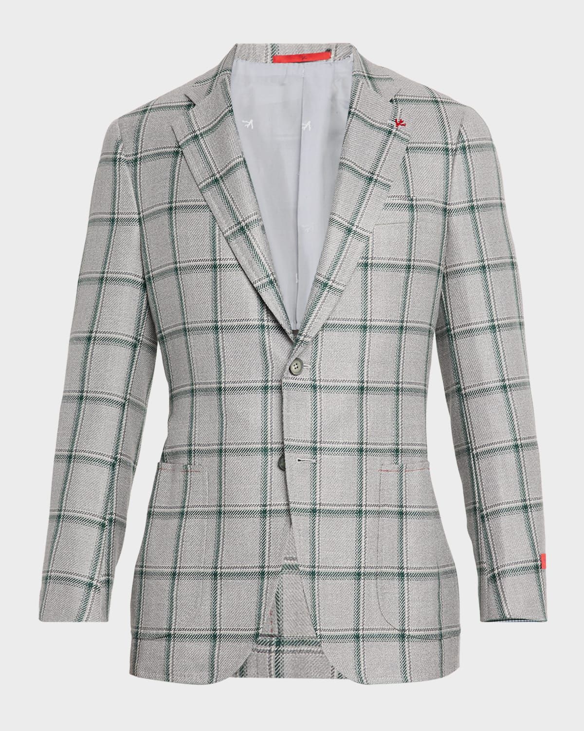 Men & apos;s Windowpane Sport Coat