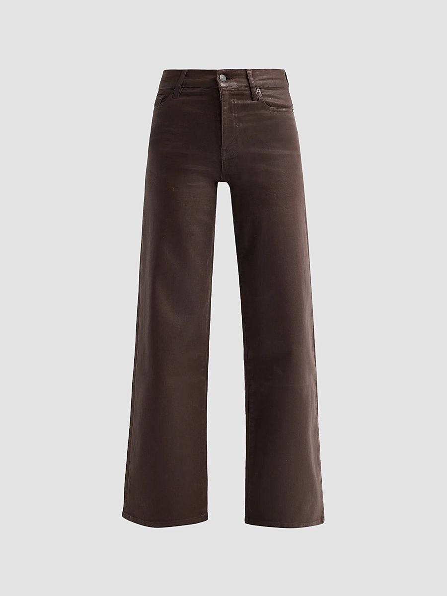 Women's Le Slim Palazzo Jeans - Truffle Coated - Size 32
