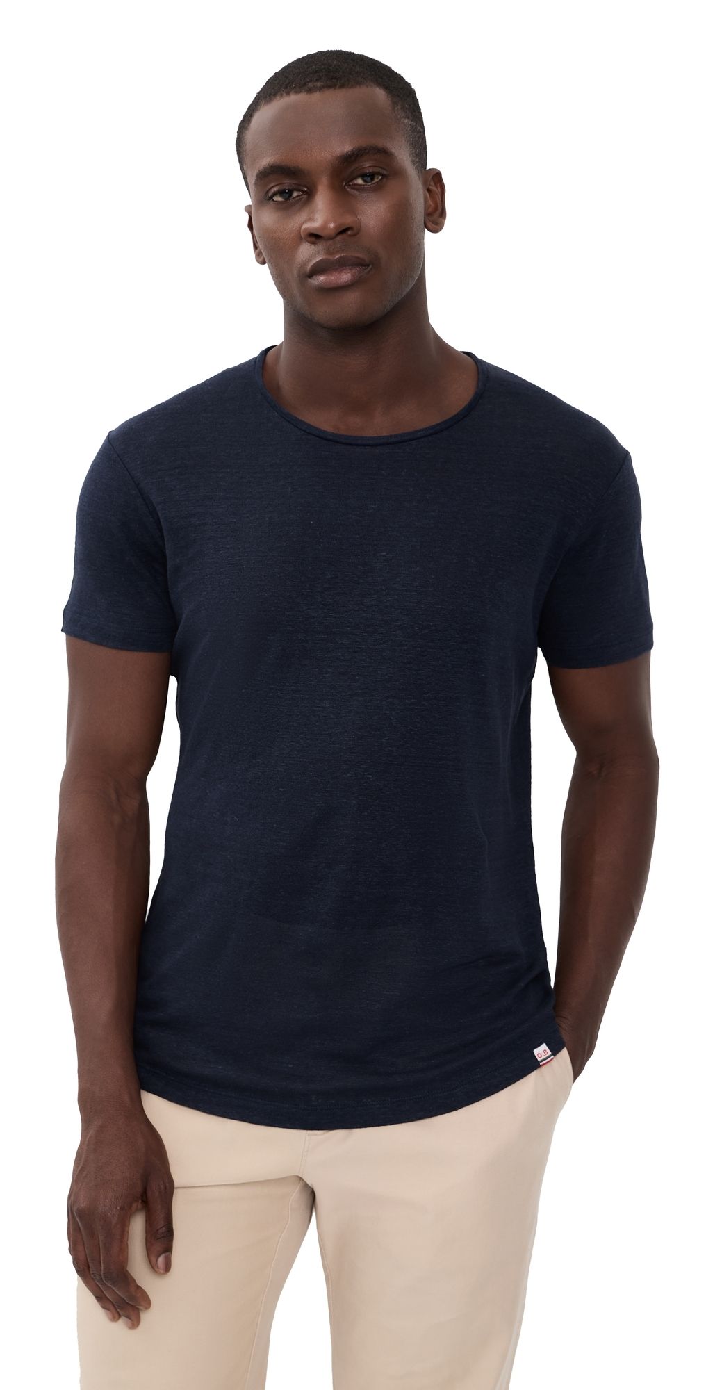 Orlebar Brown Ob-T Linen Tee Night Iris XXL