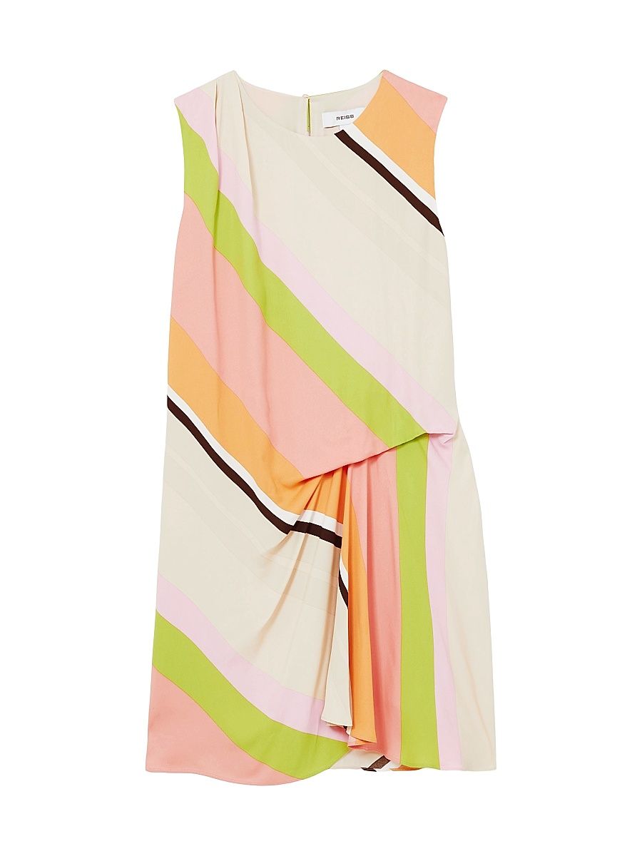 Women's Ella Striped Minidress - Print - Size 12