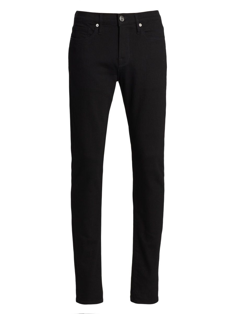 FRAME Men's Jagger True Skinny-Fit Jeans - Noir - Size 30