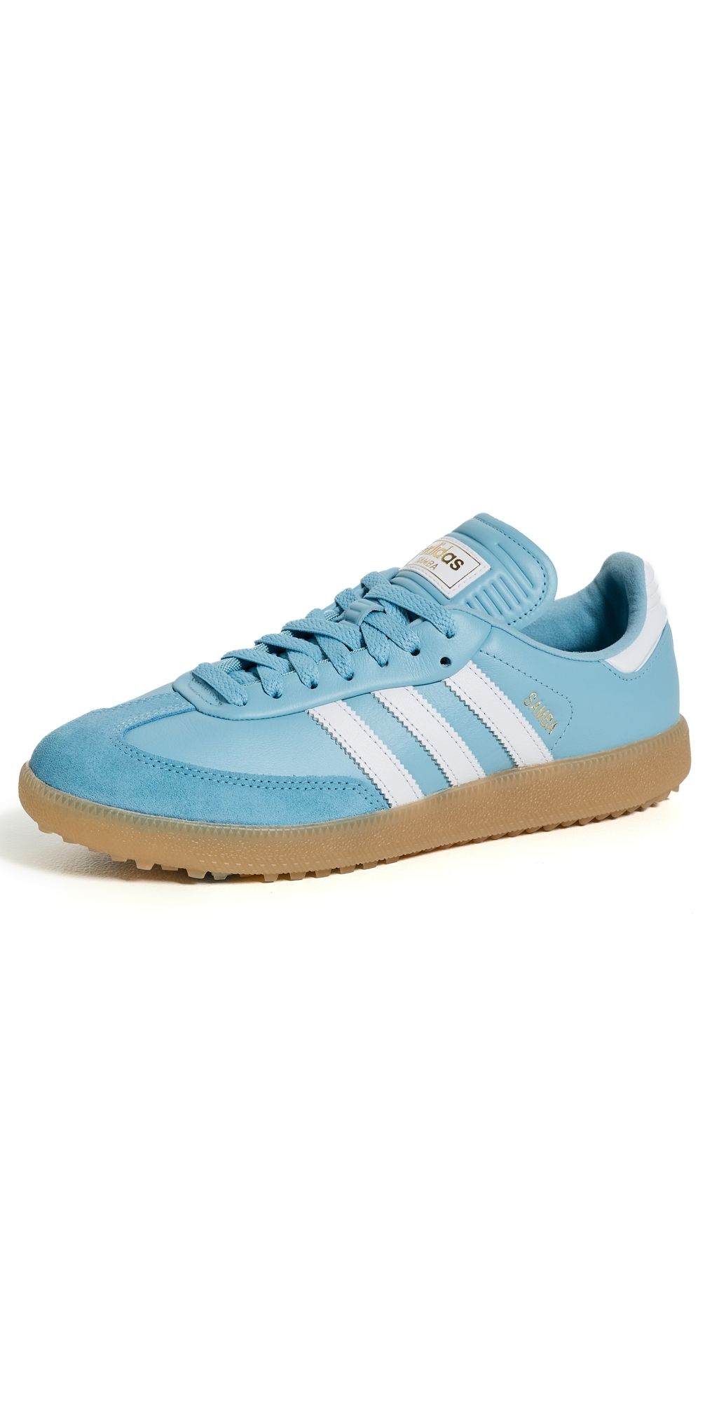 Adidas Golf Samba Golf Shoes Clear Blue/White M 10/ W 11