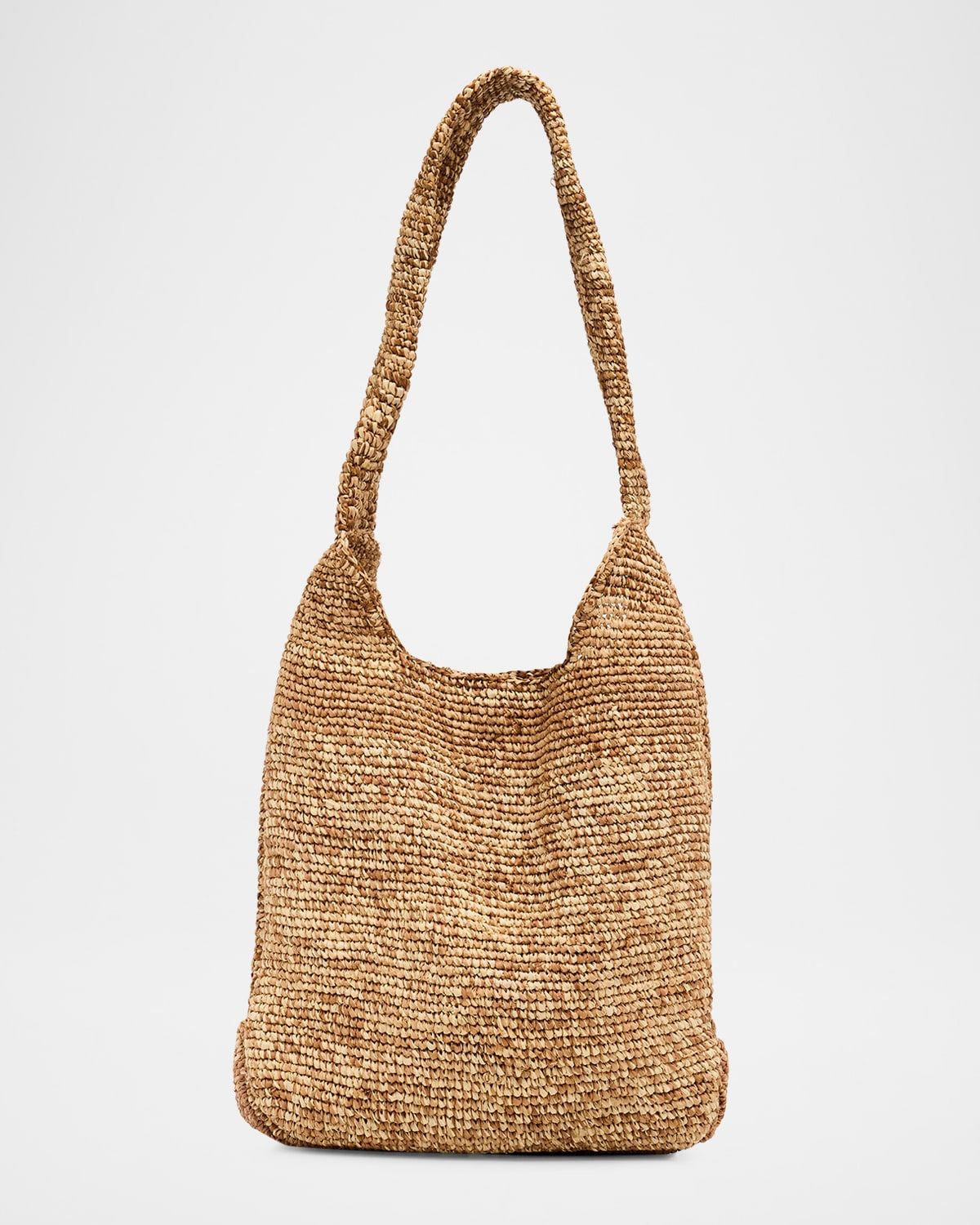 Aster Raffia Hobo Bag
