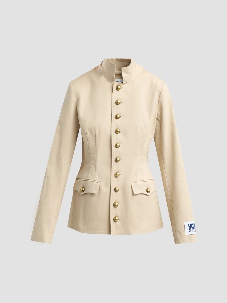 Re/done Women's Kaia Volume 1 Sagan Jacket - Khaki - Size XS
