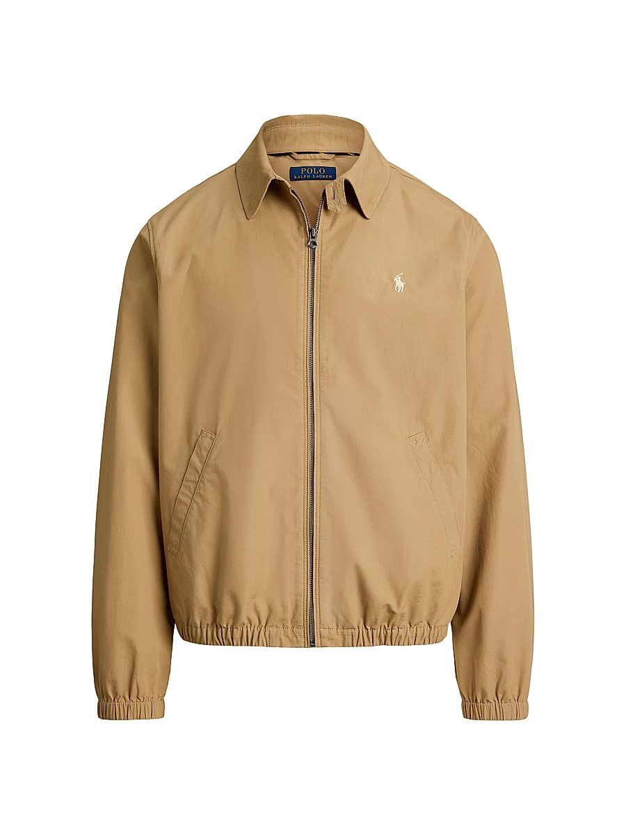 Men's Cotton Poplin Windbreaker Jacket - Cafe Tan - Size XXL