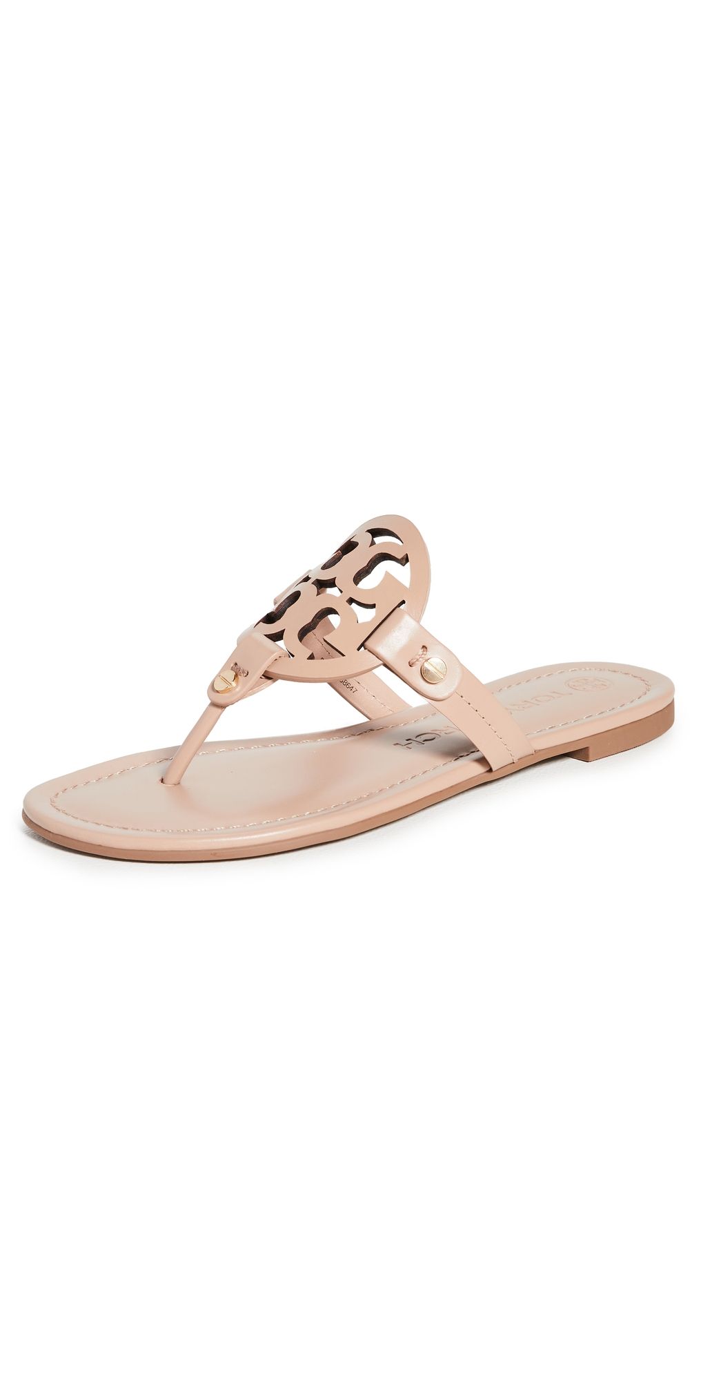 Tory Burch Miller Thong Sandals Light Sand 10