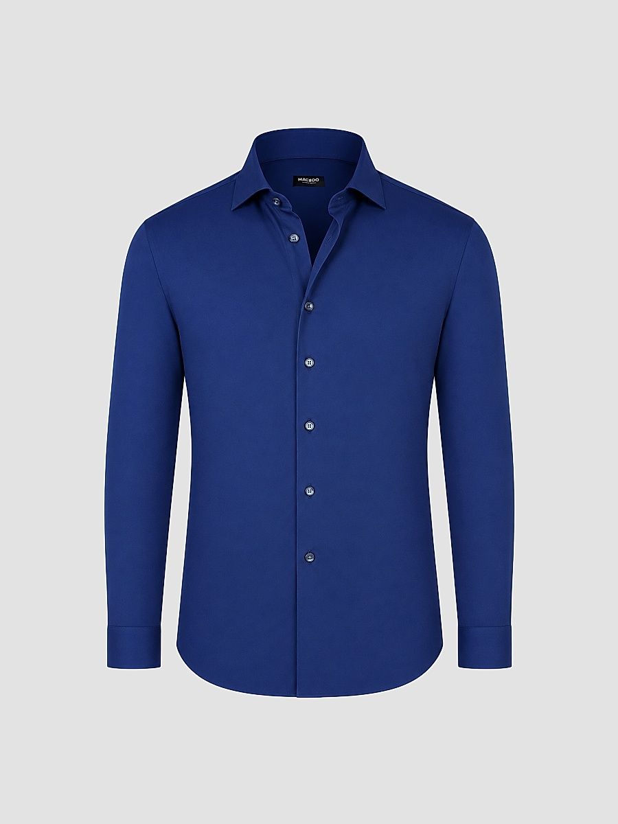 Men's Eins Stretch Shirt - Blue - Size XXL
