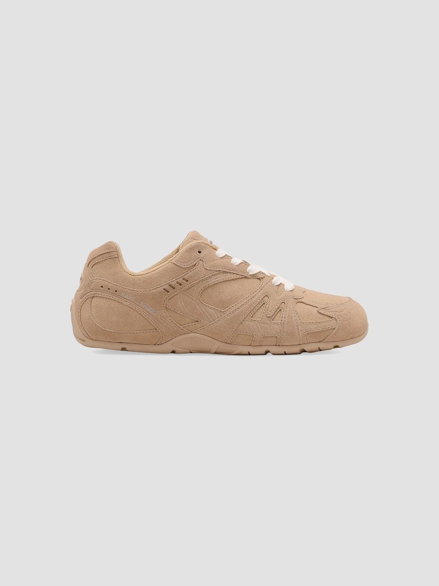 Marc Jacobs Women's The 72 Spring Suede Low-Top Sneakers - Sand - Size 8