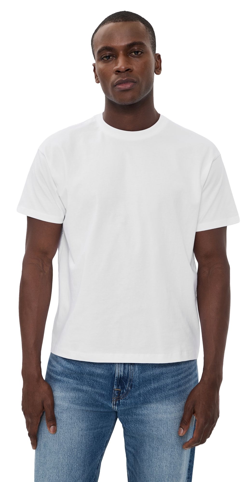 rag & bone Jacob Cropped Tee White XXL