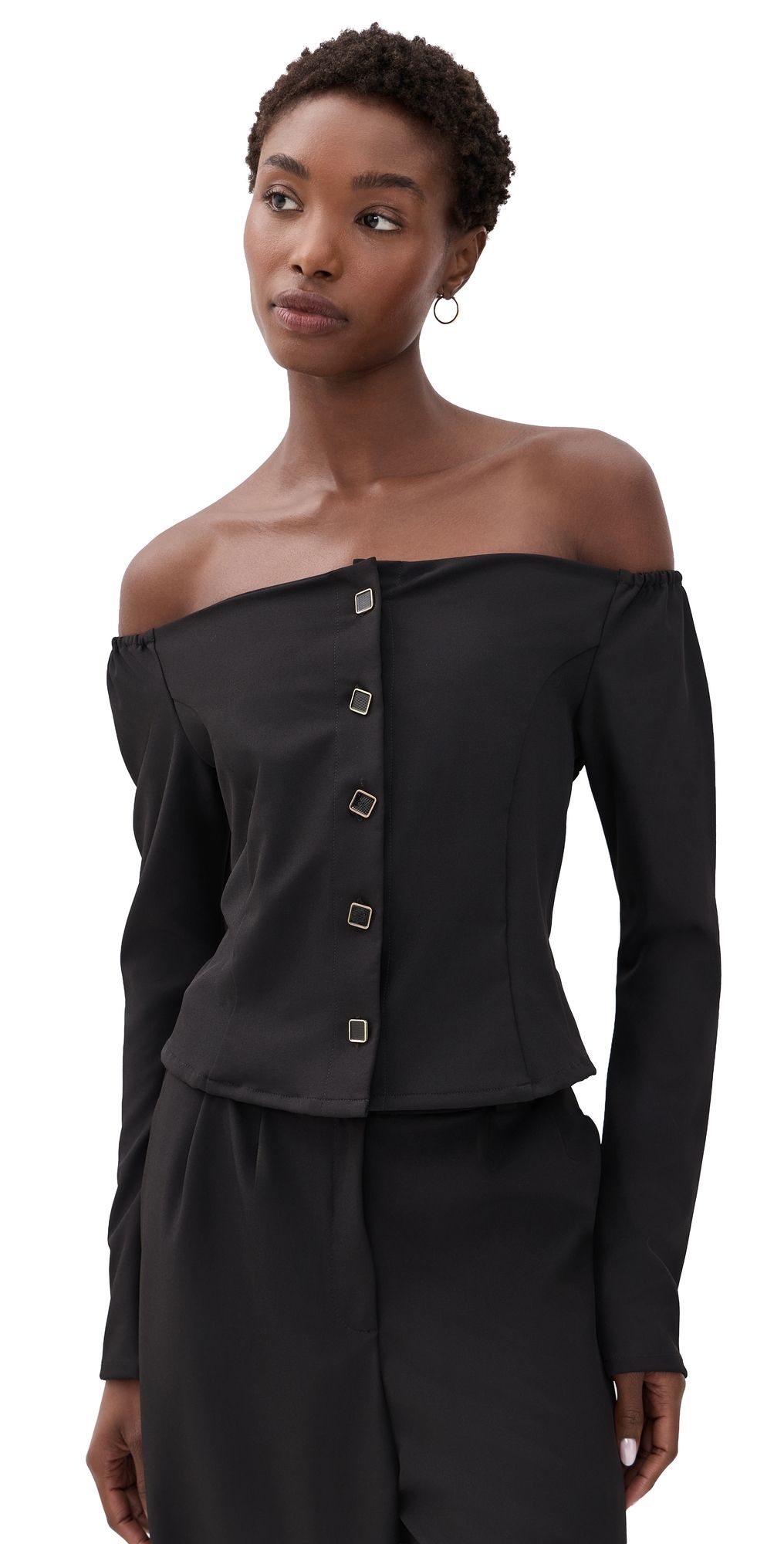 The Lulo Project Silencio Blouse Black01 XL