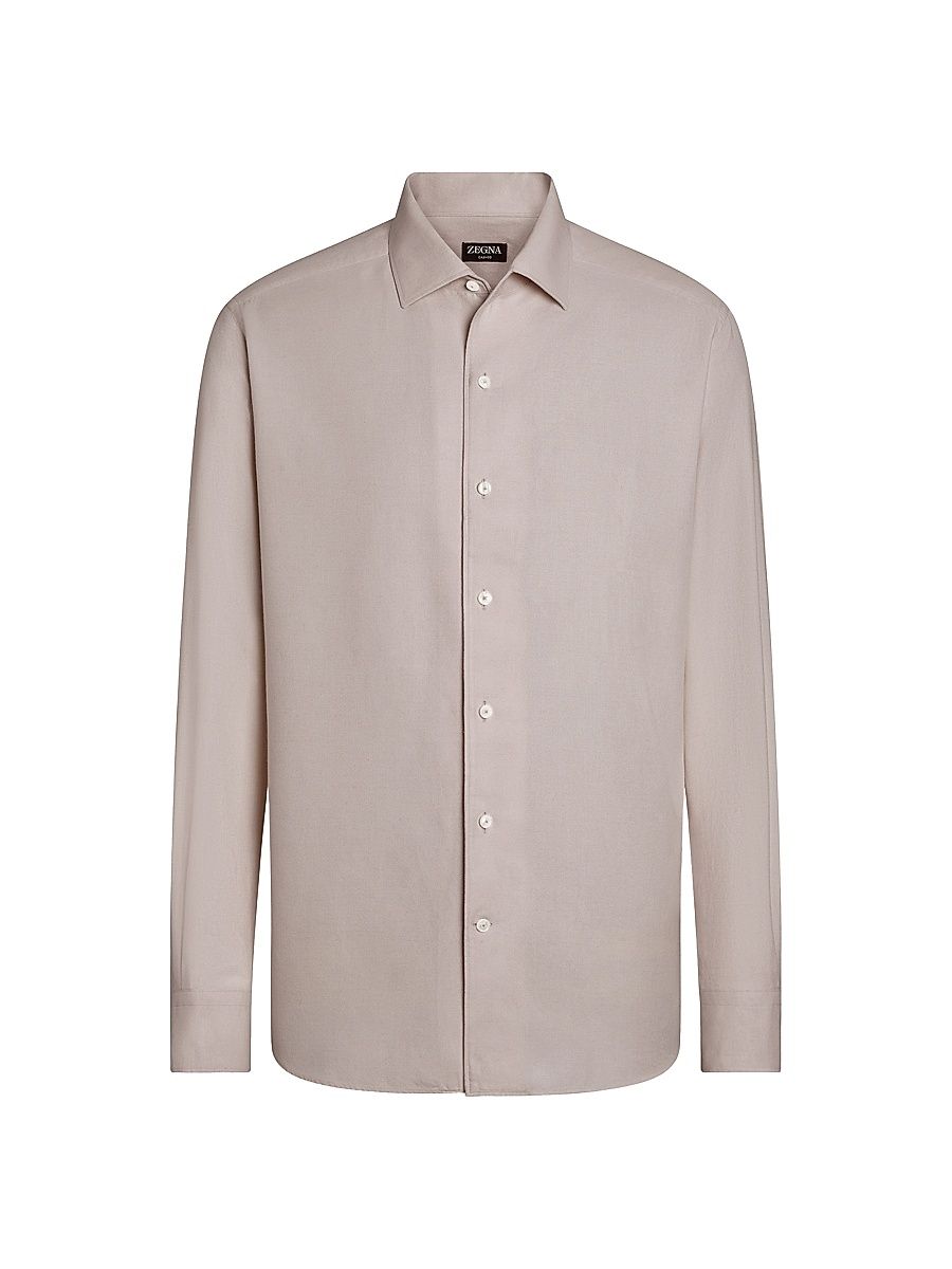 Men's Cashco Shirt - Light Taupe - Size XXXL