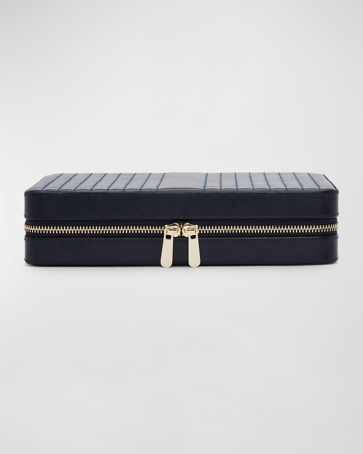 Maria Large Quilted Zip Jewelry Case