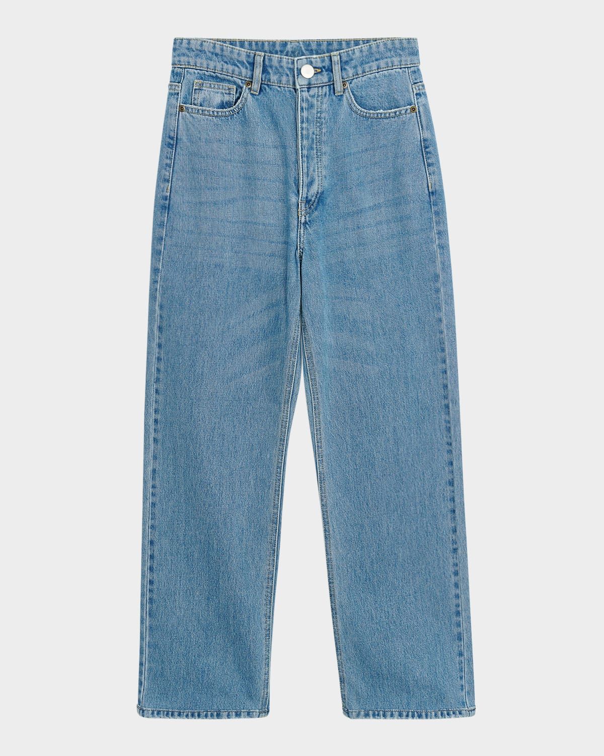Milium High-Rise Straight Denim Jeans
