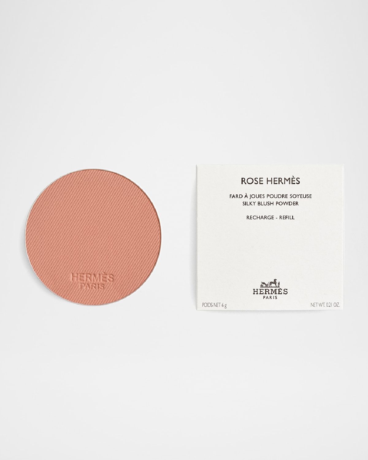Rose Hermes Silky Blush Powder Refill