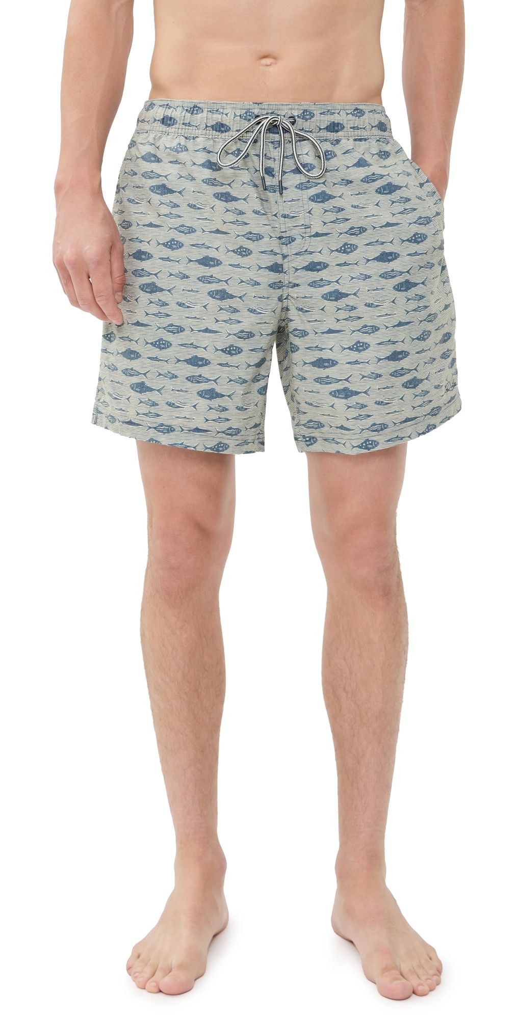 RAILS Dane Swim Shorts 7 Vintage Aquarium Etch XXL