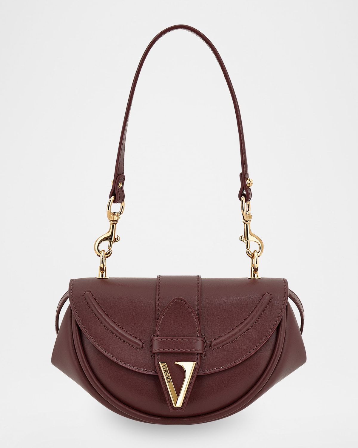 Virtus Small Leather Shoulder Bag