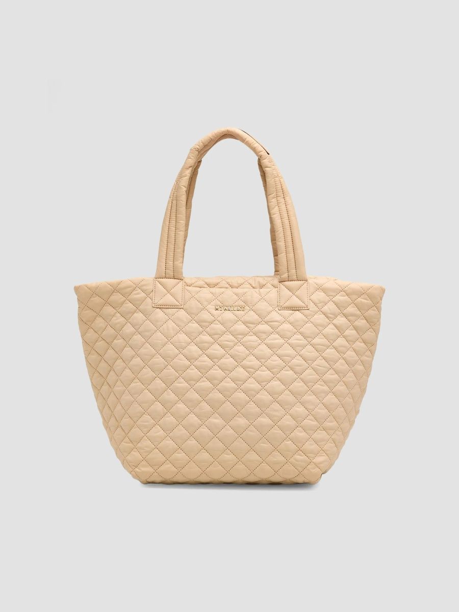 MZ Wallace Women's Medium Metro Tote Deluxe - Buff