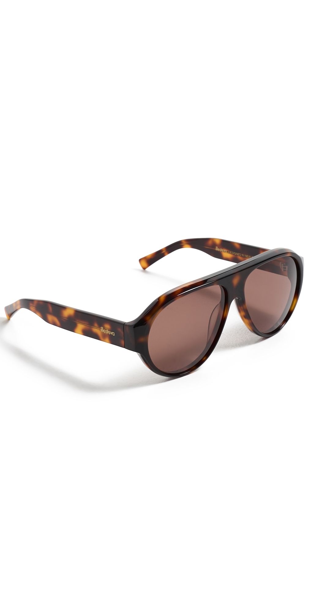 Illesteva Telluride Sunglasses Havana W/ Brown Lenses One Size