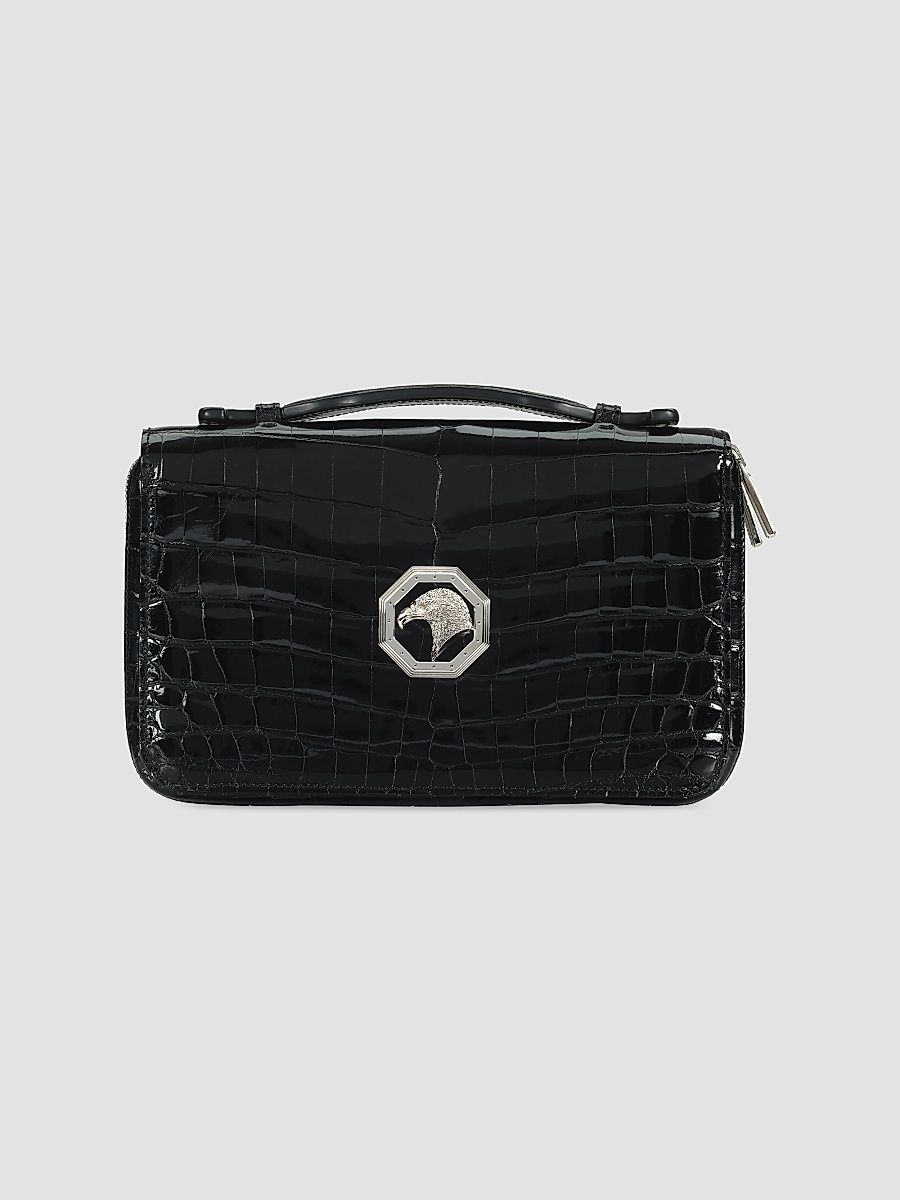 Men's Multi Use Leather Wallet - Black